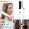 Curler Hot Comb 3 In 1 Hair Straightener Brush Heating Comb Straightener Electric Hair Straightening and Curly Iron Brush Comb