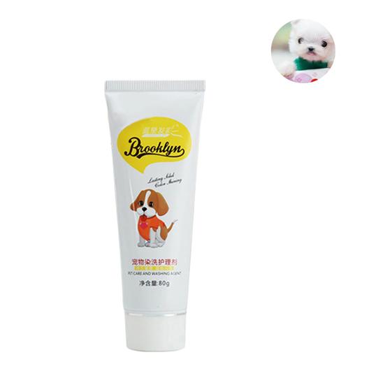 80g animal de compagnie chien chat animaux coloration des cheveux colorants teinture pigment Agent fournitures