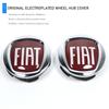 4pcs Car Emblem Wheel Hub Center Cover Car Accessories For FIAT 500 Ducato Panda Grande Punto Tipo Abarth Pulse Strada 600 500L