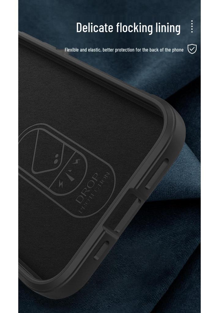 Compatible with iPhone 17e: Liquid Silicone Case with Full Lens Coverage & Airbag Drop Protection
