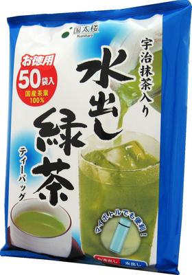 Kunitaro Uji Matcha Cold Brew Grüner Tee, 3,5g x 50 Teebeutel x 2