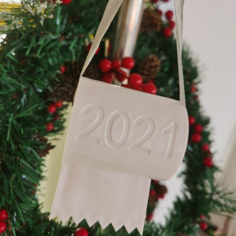 

Рулон Бумаги Кулон Фестиваль Кулон Подарки Рождественская Елка Висит