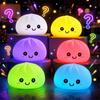 LED Bun Squishy, Glowing Stress Ball, Light-up Bubble Spitting Bun, Realistic Steamed Bun, Aesthetic Desk Decor