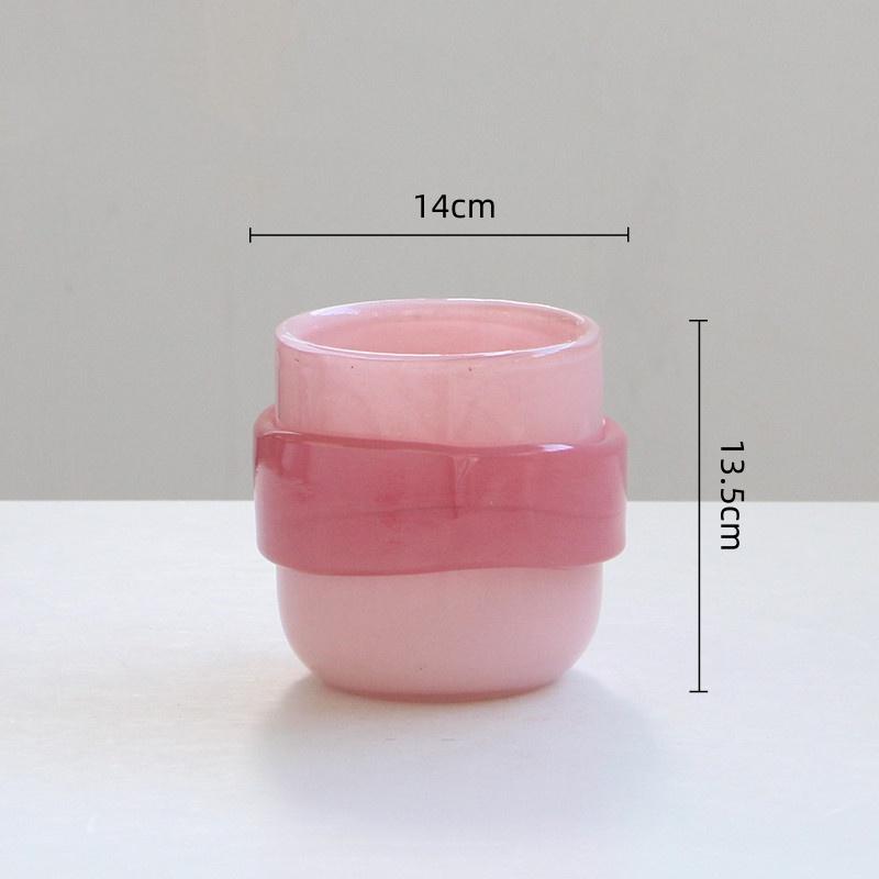 Стеклянная Ваза Геометрические Цветные Кольца Ваза для Цветов Цветочные Аксессуары Террариум Вазы для Цветов Горшок для Цветов Домашний Декор Вазы Горшки