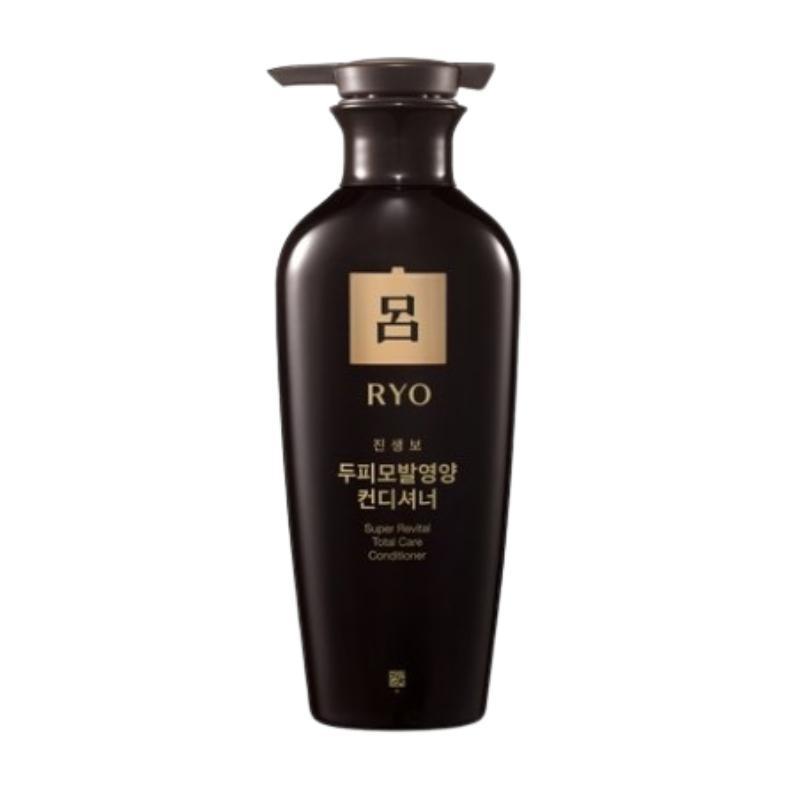 Ryo Ginsengbo Super Revital Total Care Conditioner 400ml | Red Ginseng & Reishi Herbal Formula | Scalp & Hair Nutrition Care
