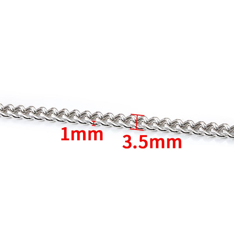 Stainless Steel Gold Chain for DIY Jewelry: Necklace & Bracelet Fashion Accessory