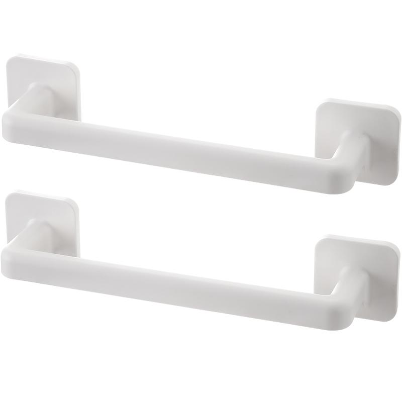 Bathroom Slippers Wall-Mounted Shoe Rack Storage Shoe Rack Self-Adhesive Plastic For Slippers Towels Multi-Purpose Pot Lid Rack