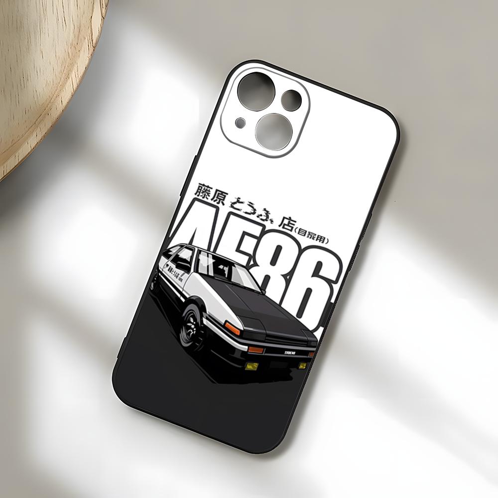 Anime I-Initial D AE86 Phone Case For IPhone 17 Pro Max 15 Pro 16 14 Plus 12 13 Mini 11 Pro Shockproof Soft Cover