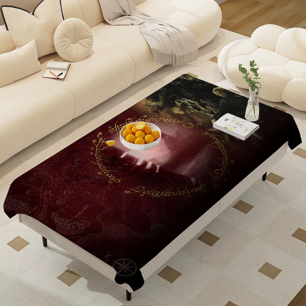 L-Lords Game Rings Home Tablecloths Dining Decoration And Rectangular Table Accessories Waterproof Cloth Anti-Stain