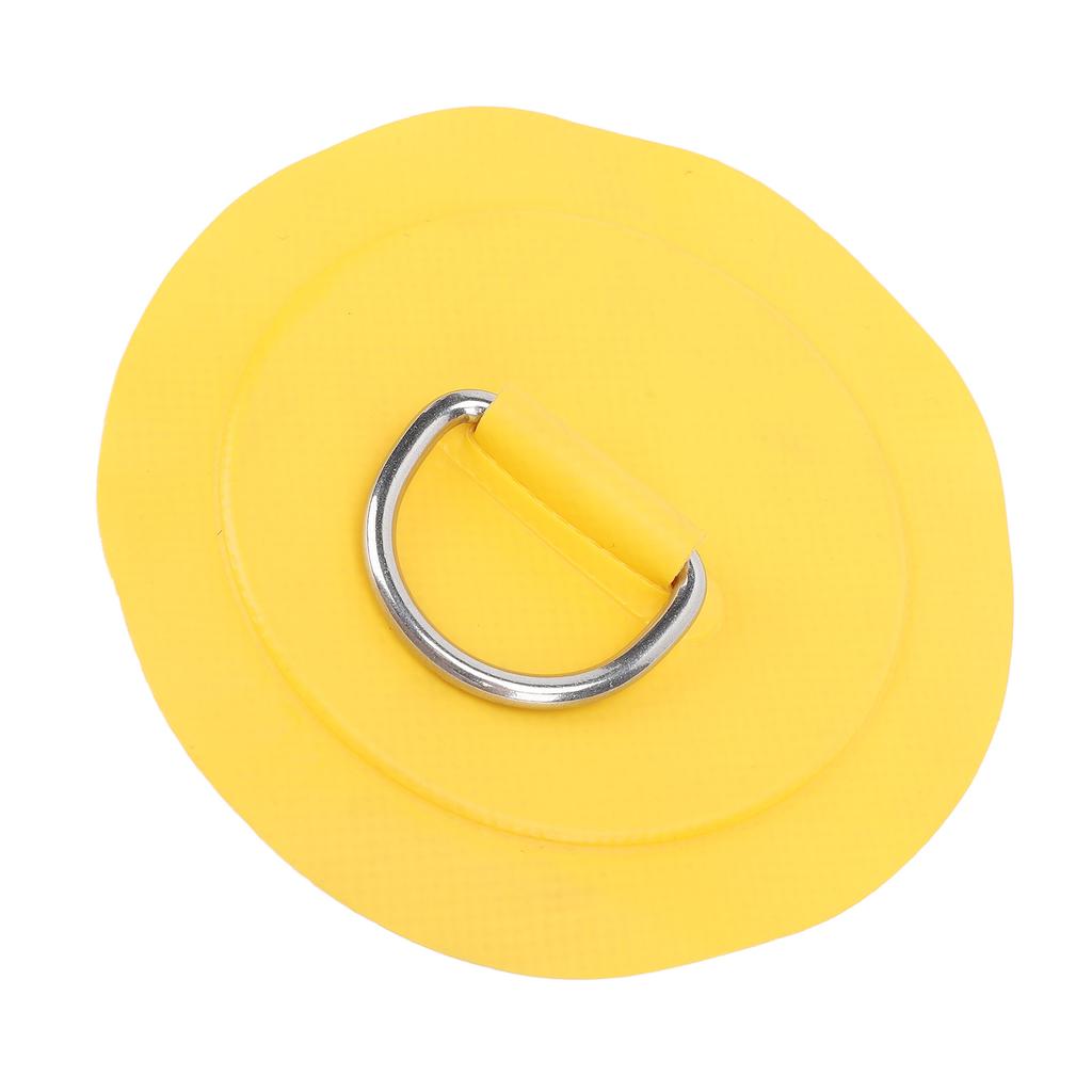 D Ring Patch Multifunctional PVC and Stainless Steel Boat Circular D Ring Pad for Inflatable Boat Kayak Dinghy