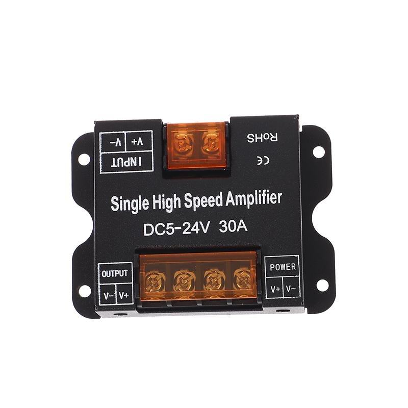 Led 30A/Ch 360W Dc5-24V Ip20 Single Color High Speed Alplifier Led Single Color Amplifier Repeater For Light Strip