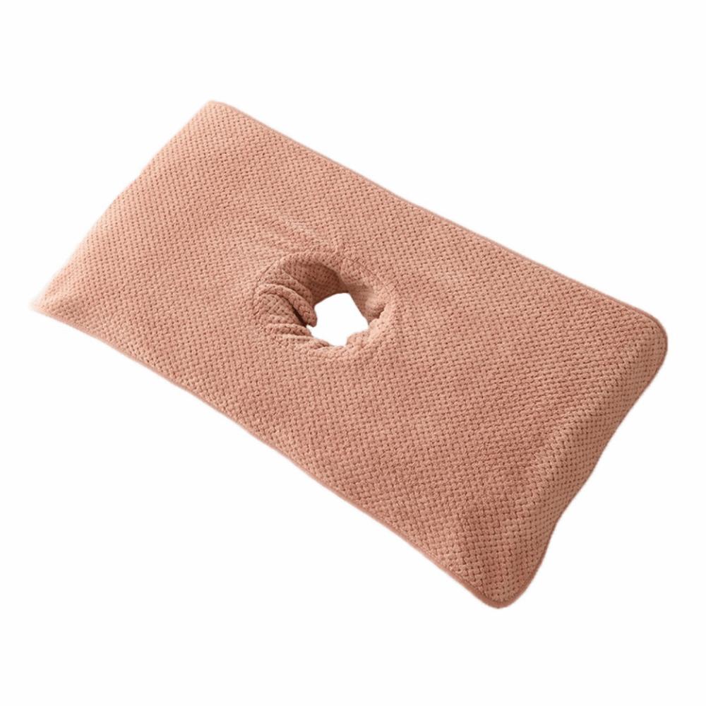 Soft Beauty Salon Towel with Hole Headrest Pads Professional SPA Massage Towel  SPA Center