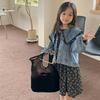 Children Girls Clothing Sets Autumn Kids Clothes Cute Lapel Denim Jacket Floral Dress 2Pcs Toddler Girl Clothing