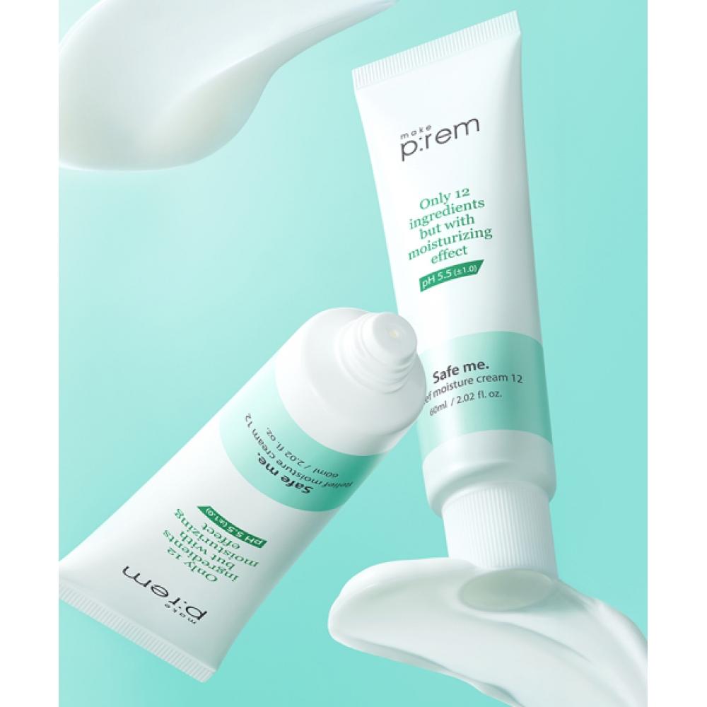 Makeprem Safe Me Relief Moisture Cream 12 Duo Special Set 60ml+60ml 60ml+60ml