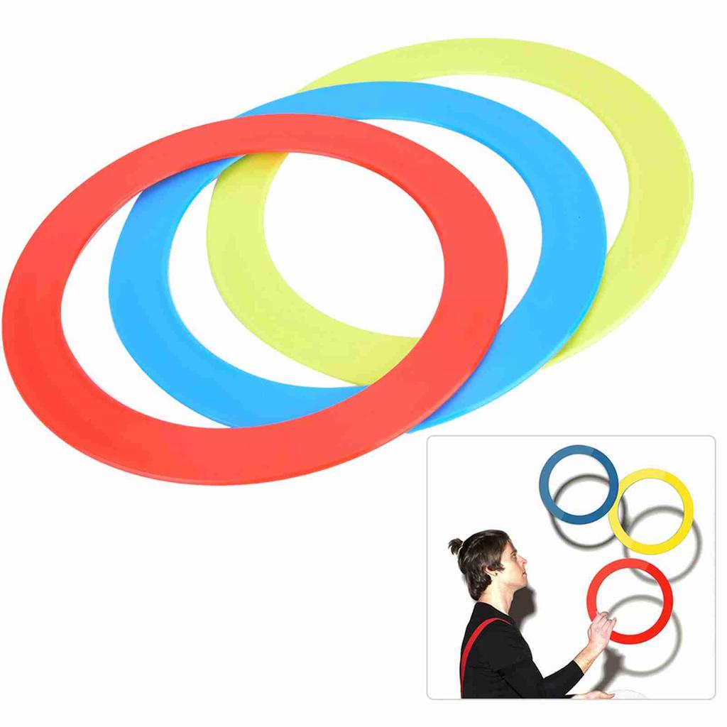 3PCS Juggling Hoops Acrobatic Hand Hoops Props Children's Outdoor Game Toys