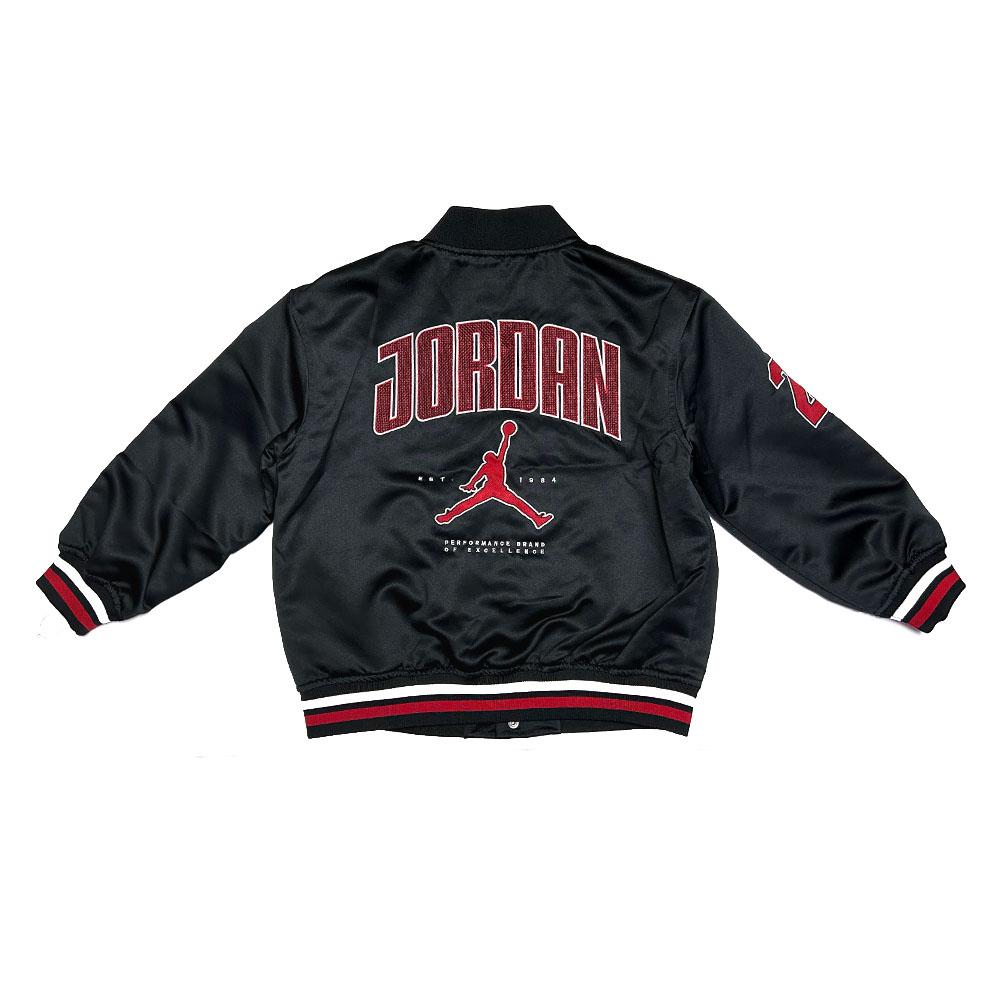 Jordan Jacket Stand Collar Comfortable Long Sleeve Fashionable Kids jackets Black IB8373-010