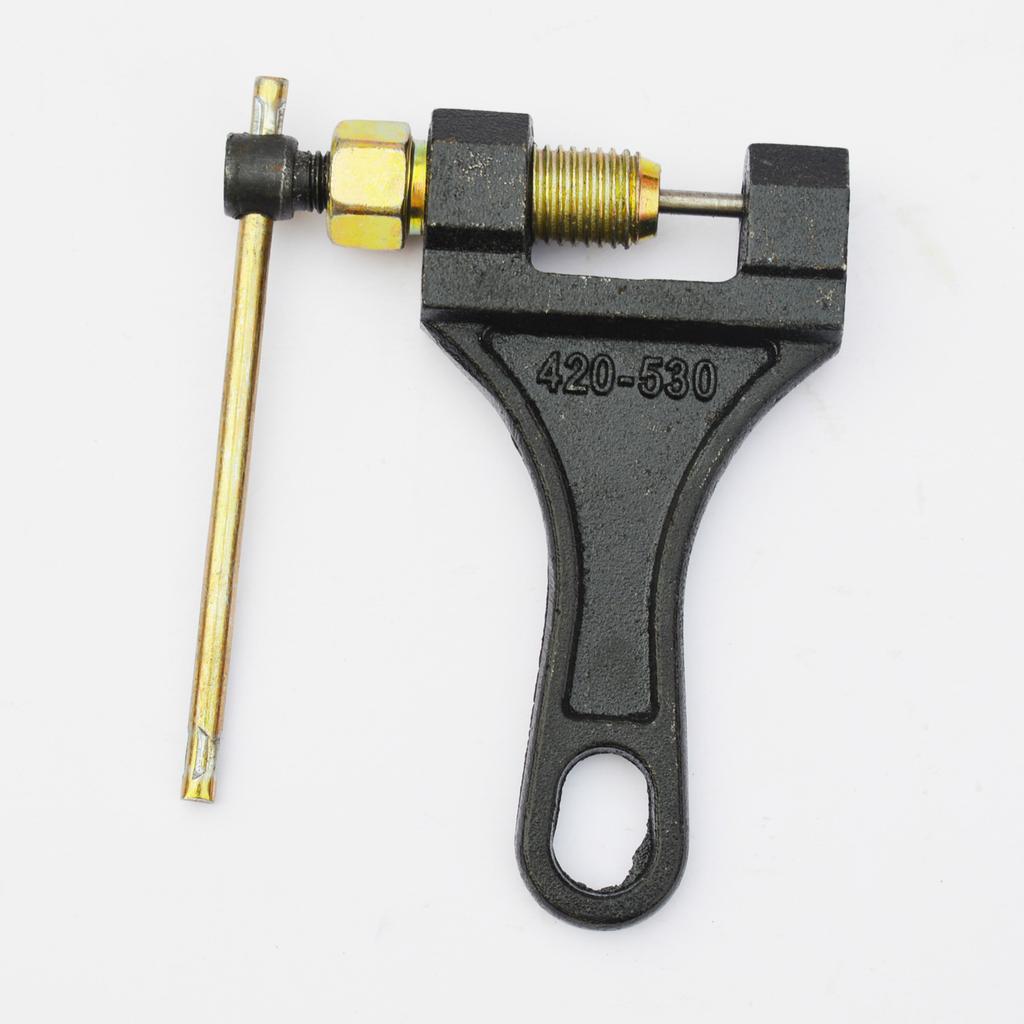 Motorcycle Chain Breaker Link Removal Splitter Motor Chain Cutter Riveting Tool 420-530;