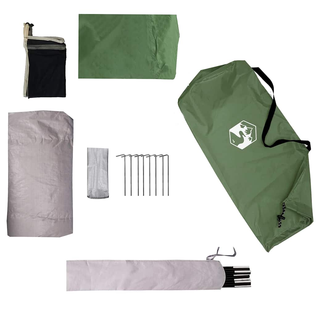 1 Person Camping Tent Green Waterproof