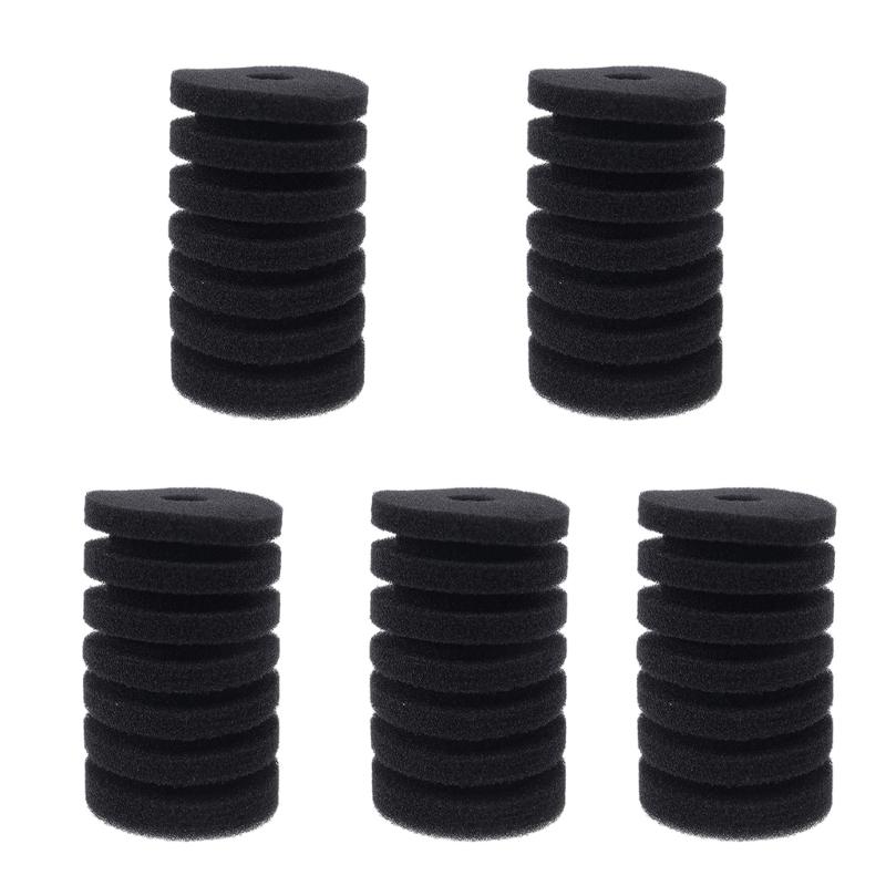 

5 шт. сменные губки для аквариумного фильтра для биологических и механических аквариумов губчатый фильтр для чистой воды чёрный