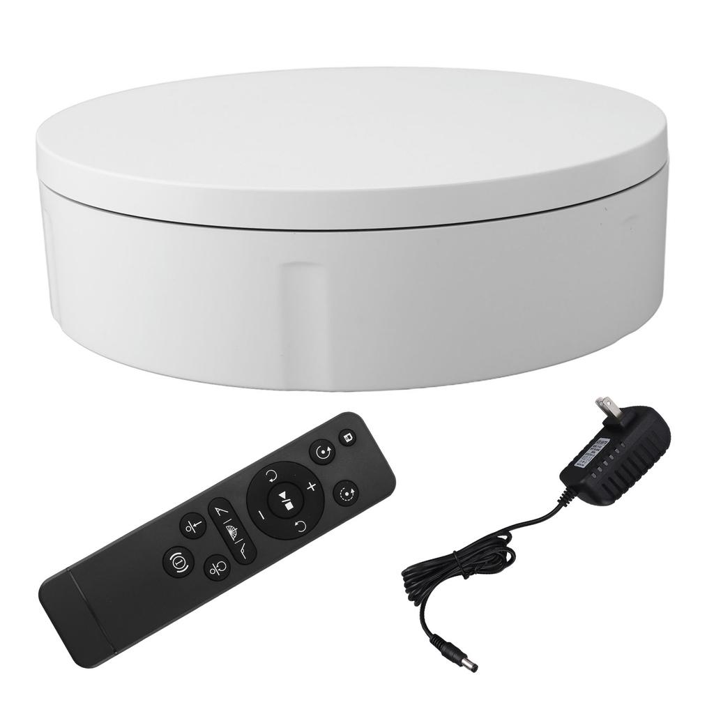 Motorized Rotating Display Stand 8.7in 110.2lb Load Capacity Electronic Turntable Display Stand for