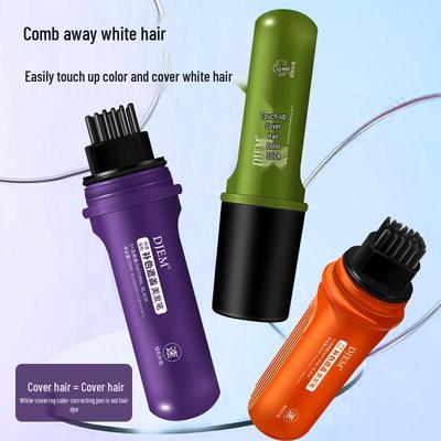 Djem Waterproof Hair Color Pen: Quick Gray Hair Touch-Up, Sweatproof & Damage-Free