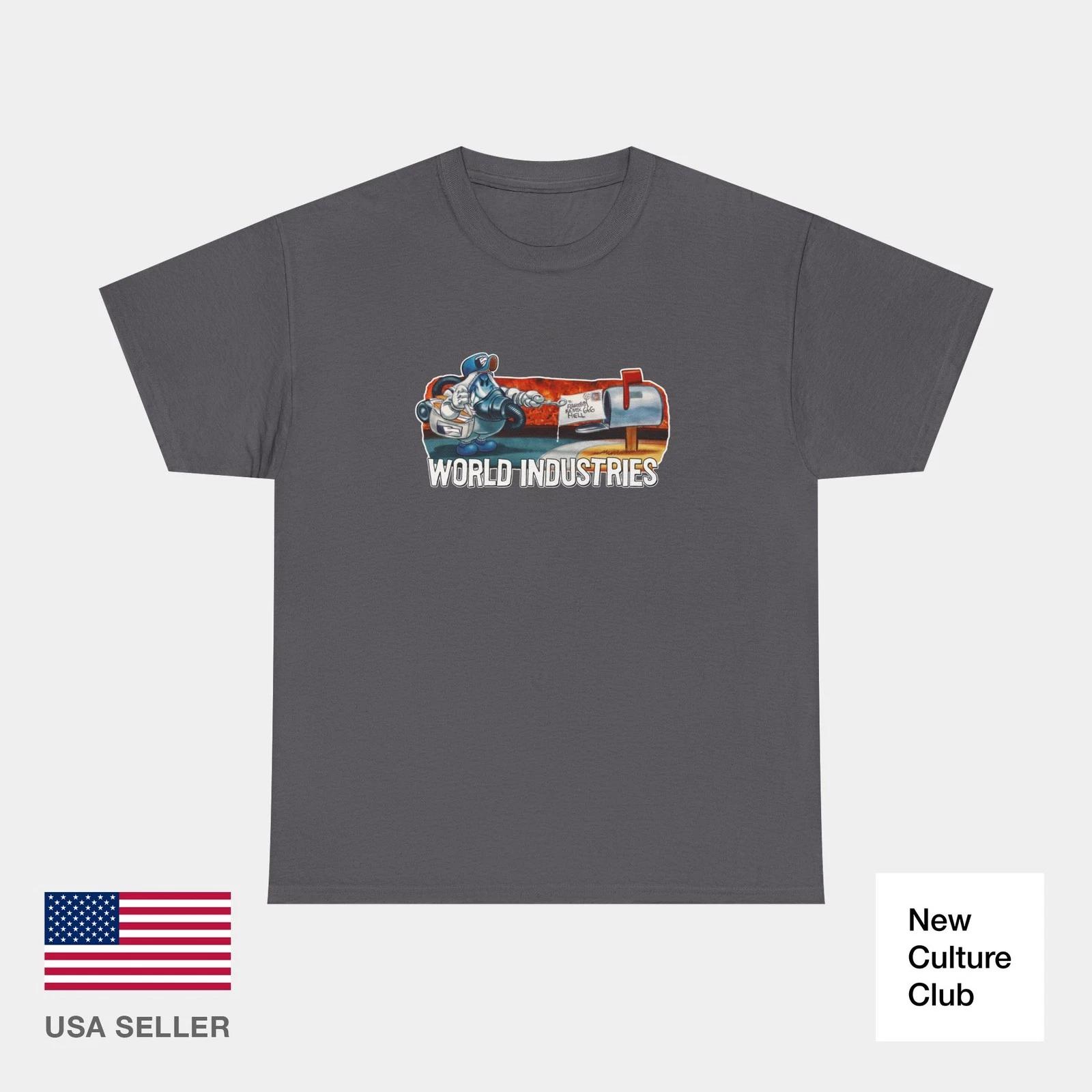 Special Delivery Mailbox World Industries 2002 Skateboards Classic T Shirt Print XS