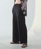 Aimeolkeu Elastic Banded Pintuck Pants (Black)