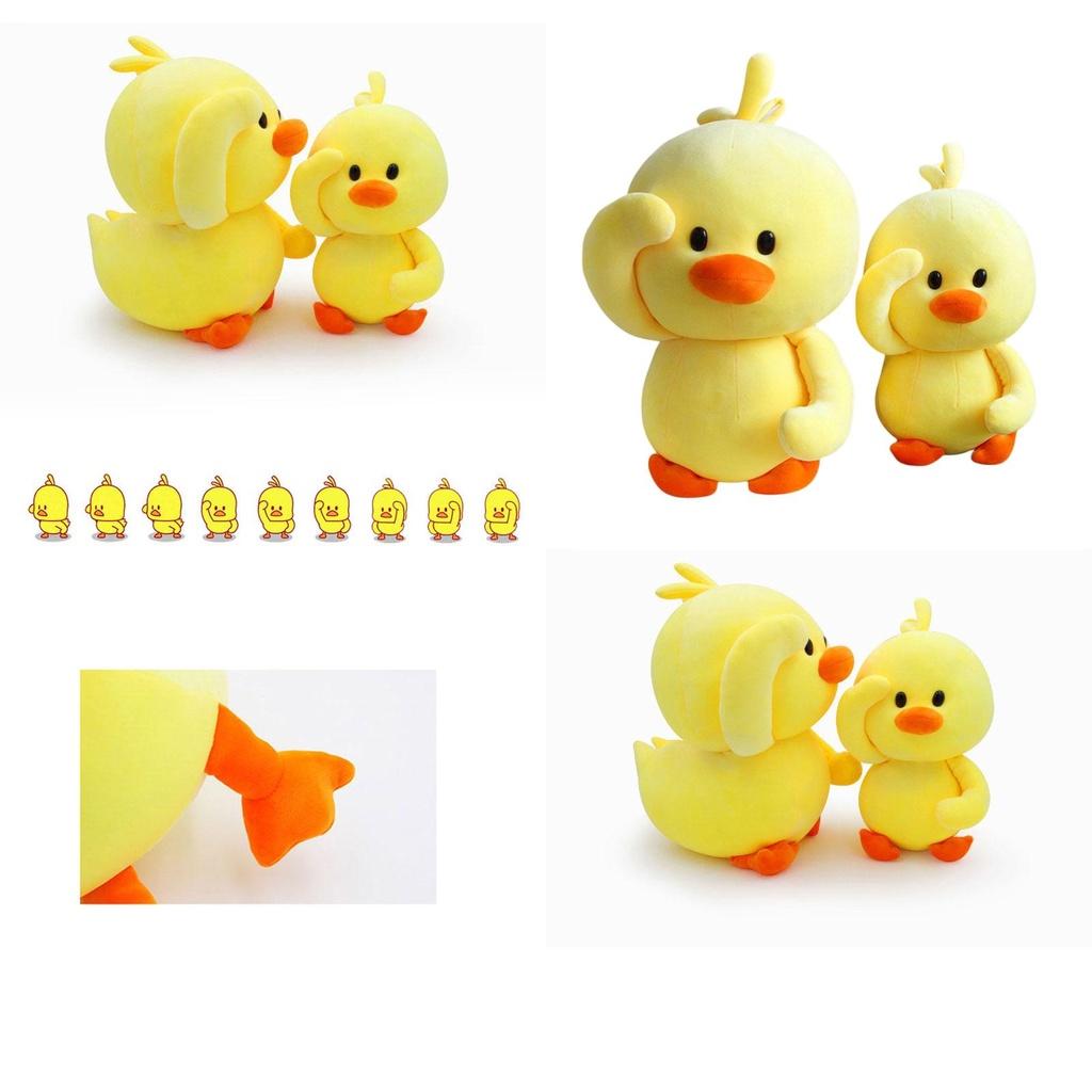 Cute Yellow Duck Plush Toy Adorable Stuffed Animal For Girls Duckling Doll Gift