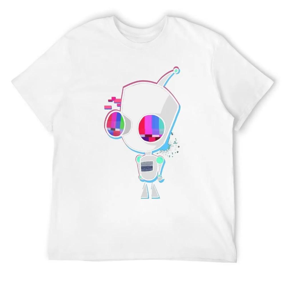 Glitched Gir Classic For Sale T-shirt Crewneck Movement Tees Hipster Home Funny Eur Size