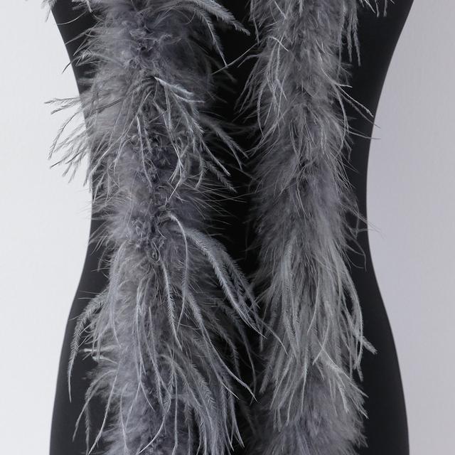 50G 2M Natural Pink Dyed Ostrich Feathers Boa Plumas for Shawl Scarf Ribbon Wedding Party Stage Sewing Dress Decoration Crafts