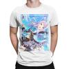 Uma Musume Mejiro McQueen T-Shirt Herren 100% Baumwolle Oberteile Vintage Rundhals Kurzarm