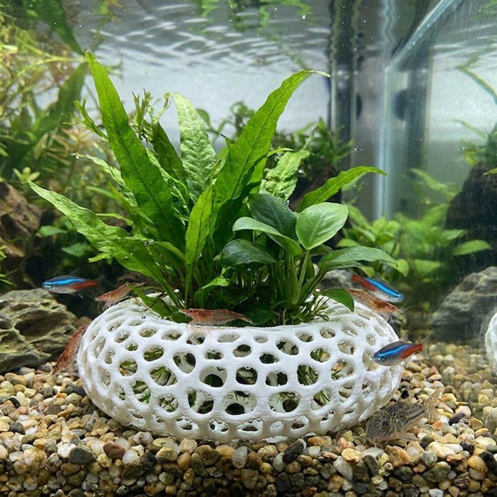 Wide-View Fish Shrimp Hiding Cave Porous Structure Breeding Shelter Small Fish