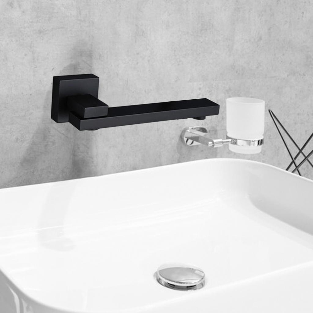 Practical 180 Degrees Rotating Bathtubs Faucet Wall Mounted Sturdy Stainless Steel Shower Spouts Systems Daily Use