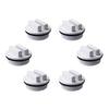 Pack of 6 Multifuntional Spa Drain Plug Pool Spa Return Winterizing Plug