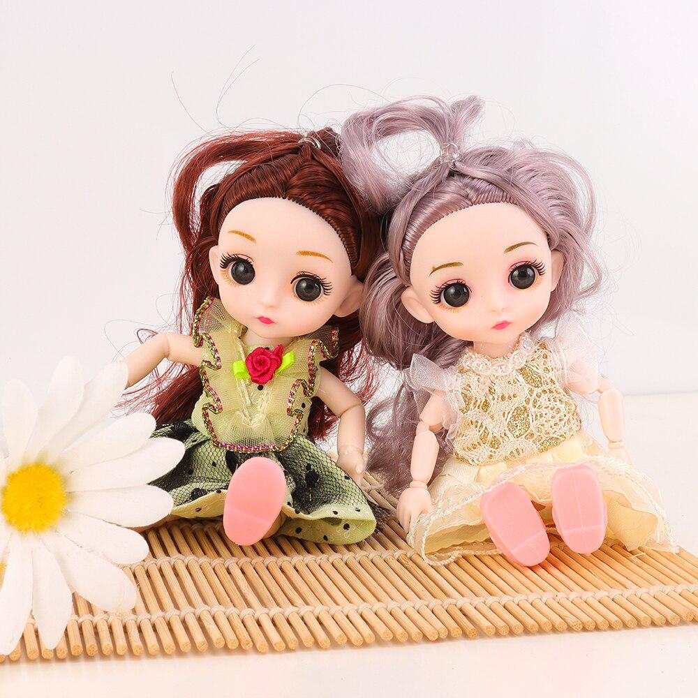 6 Inch Doll Present Box Girl Realistic Simulation High Quality Durable Design Safe for Children Joint Movability Random Style Of Family Playthings