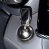 Couvercle de bouton de démarrage par poussée de voiture en métal Améliorations intérieures de voiture Capuchon de décoration de bouton de démarrage de volant chrome haute brillance