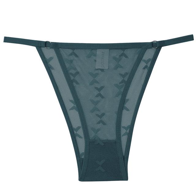 

FIENTOO сексуальные кружевные стринги, соблазнительные брюки с низкой посадкой, женские брюки с Т-стрингами для внешней торговли, женские сексуальные женские красавицы M зелёный