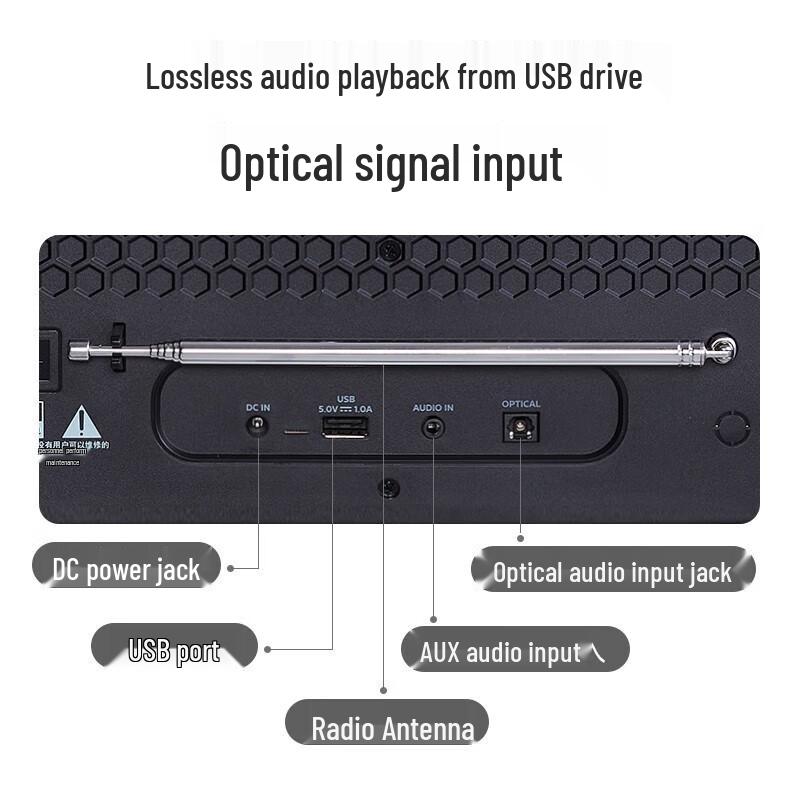 Philips TAM6208 HIFI Bluetooth CD Player & Radio