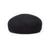 Autumn Winter Women'S Hard Top Beret Hat White Black Wool Felt Pillbox Hat Fashion Retro Fascinating Hostess Formal Designer Cap
