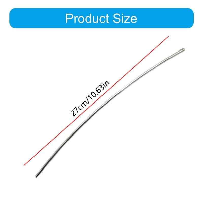 Pack of 10 High Strengthes Steel Cores Trimmer String 270x3mm Abrasion Resistant Weeds Eater Line for Lawn Maintenance