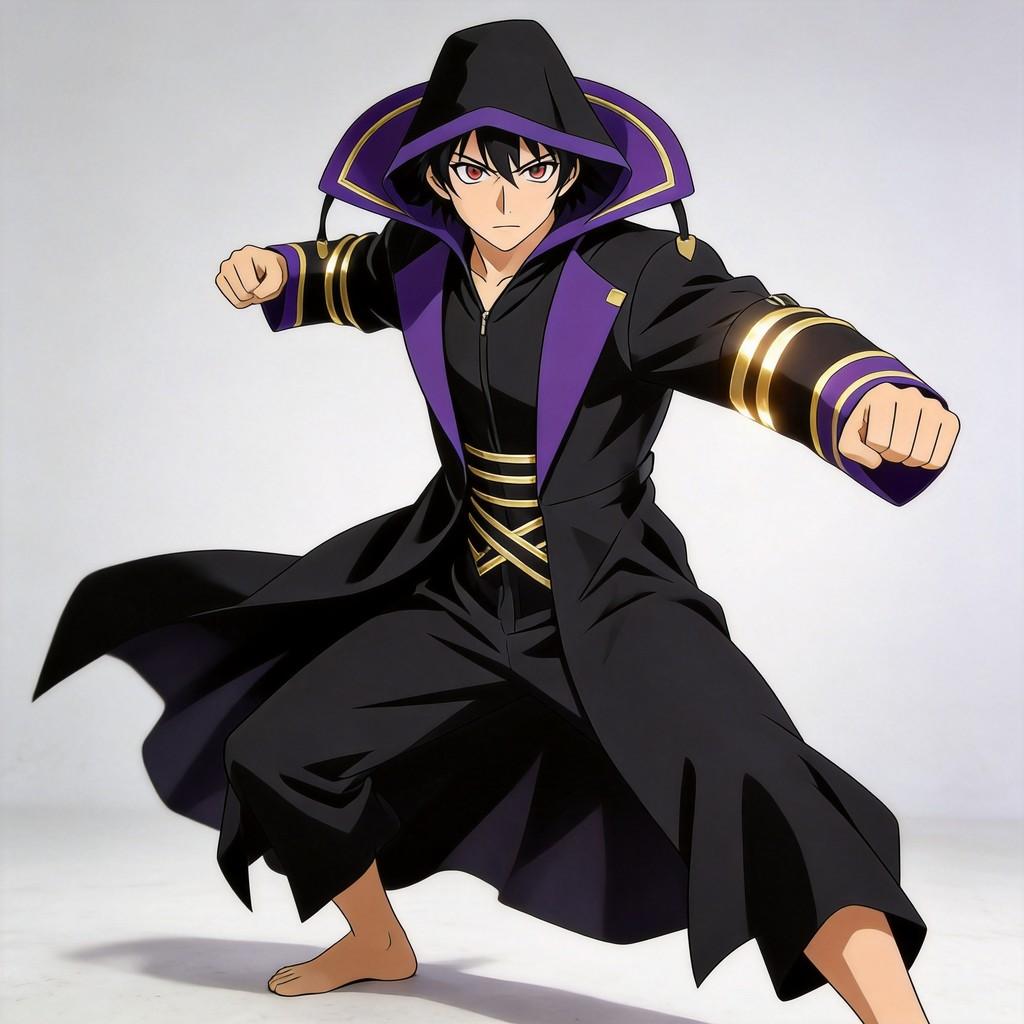 Traje de Cosplay de The Eminence In Shadow con Material de Poliéster para Eventos de Videojuegos y Anime