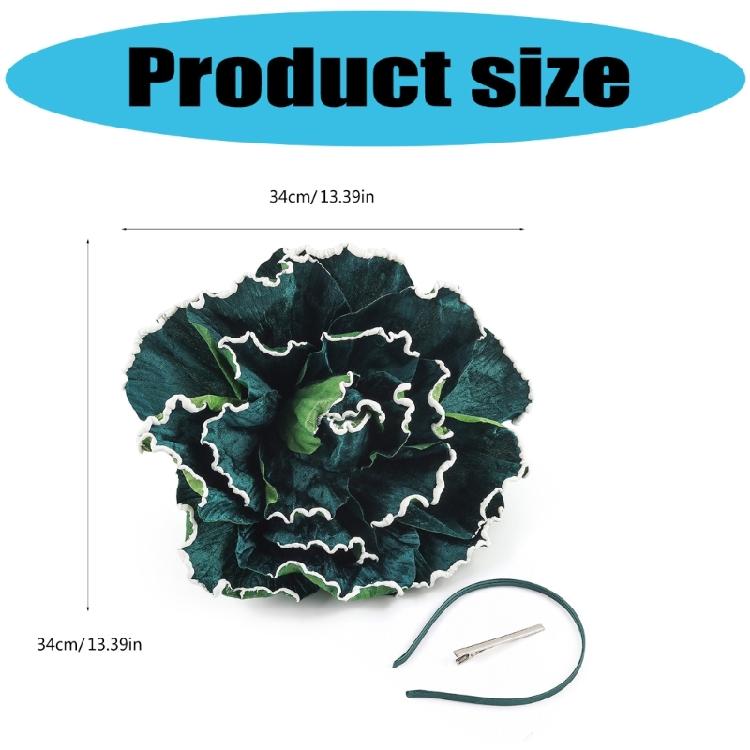 Luxurious Fabric Flower Crowns For Weddings Receptions Light Breathable Evening Wear