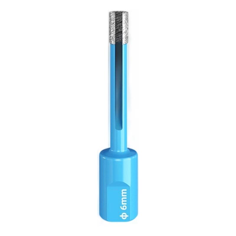 5 Segment Diamantine Coated Hole Opener Drill Bit M10 Thread for Granite Marble Tile Ceramic Smooth Vibration Reduction
