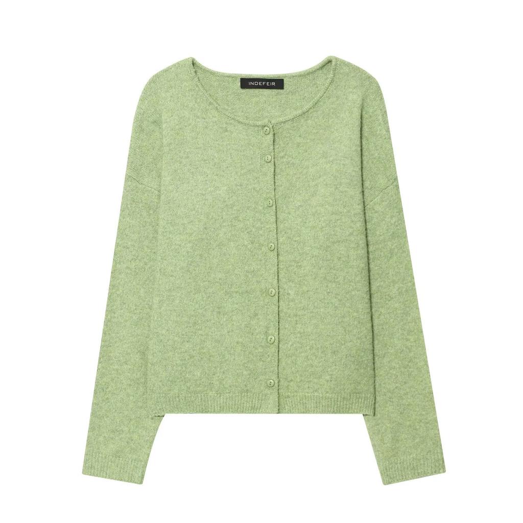 European and American style, new women's clothing, autumn and winter French niche classic button-loose cardigan sweater