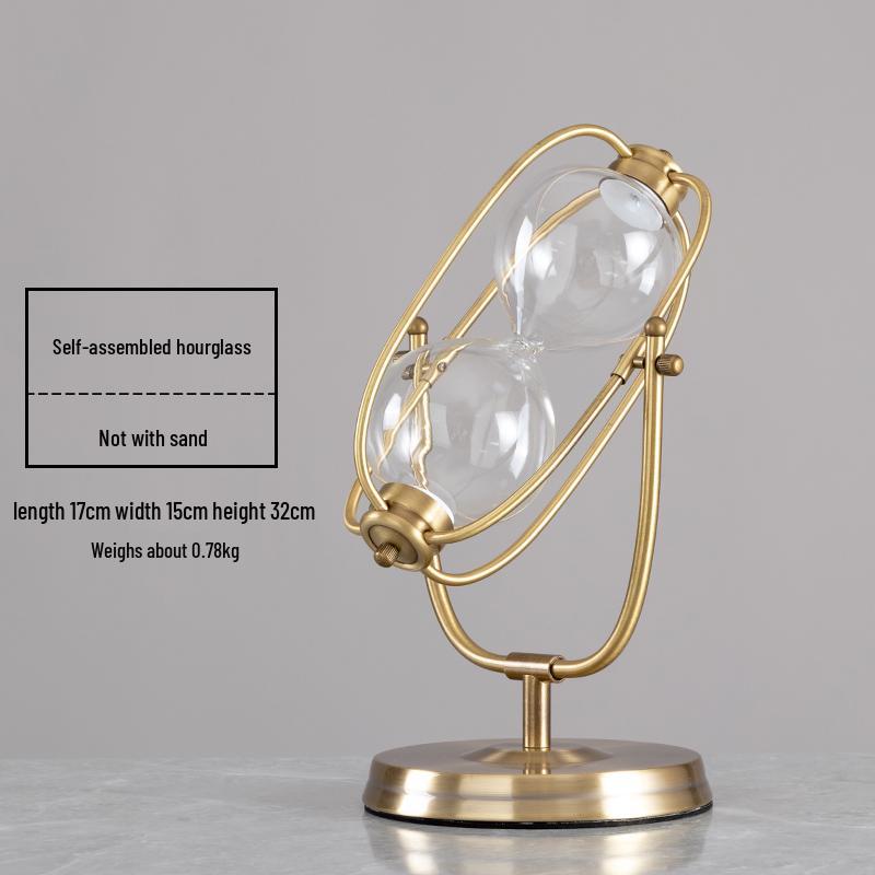 Moderní minimalistické přesýpací hodiny: Sestavitelná luxusní písková dekorace, Stolní ozdoba s tekutým pískem, Kreativní dárek k narozeninám.