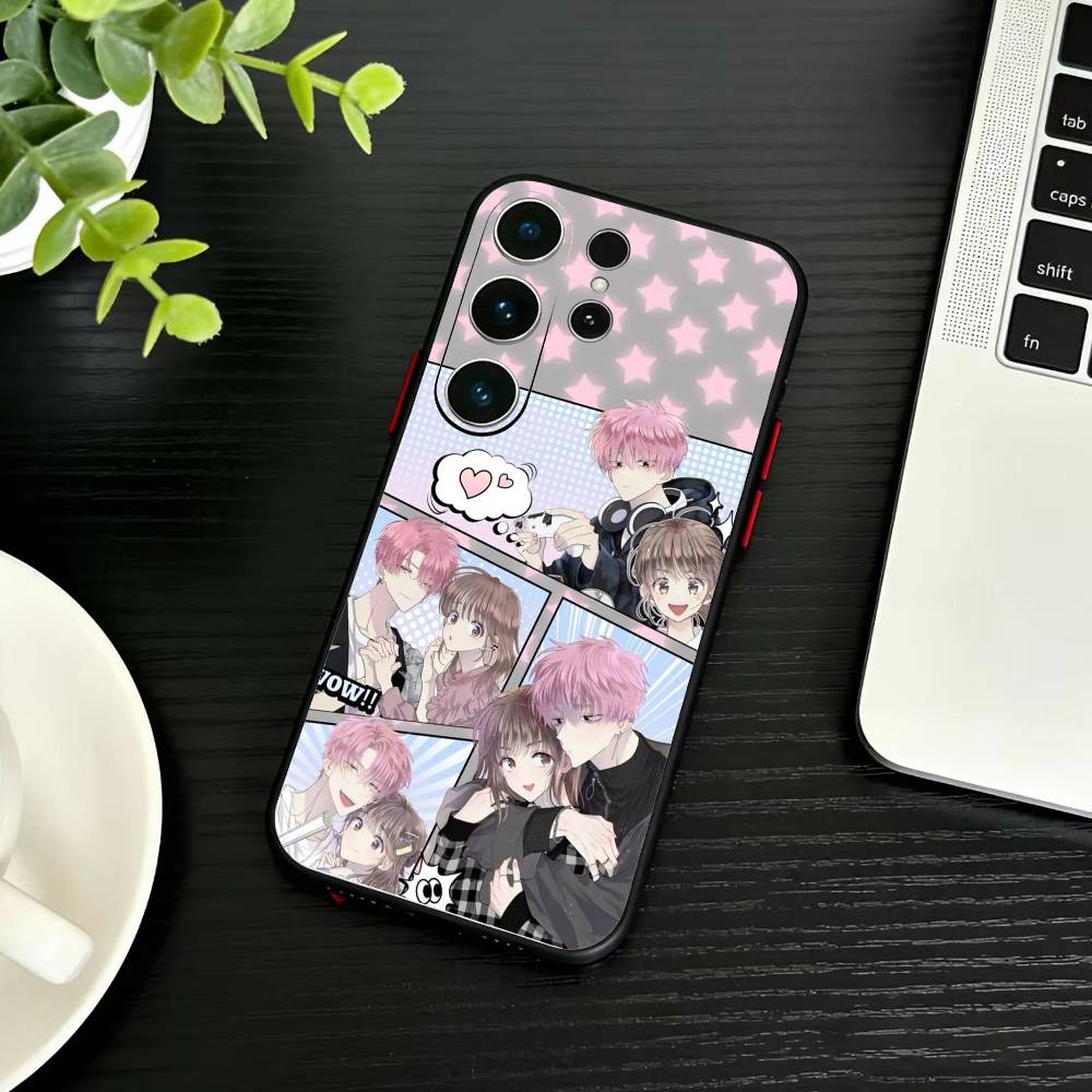Q-Tamon's B-Side Phone Case For Samsung S26,S25,S24,S23,S22,S21,S20,S30,Ultra,Plus,Fe,Note,5G Black Cover