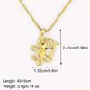 Nidin Trendy Cool Style Octopus Shape Charm Pendant Necklace For Female Male Copper Inlaid Zircon Jewelry Daily Party Gifts