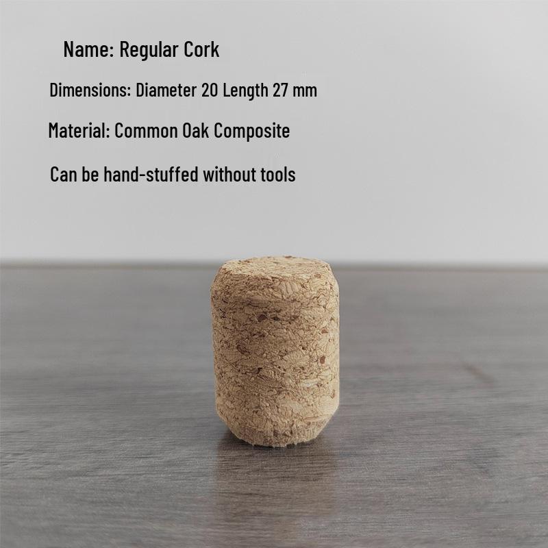 Tappo in Sughero Sintetico di Forma Irregolare per Bottiglie di Vino e Tè