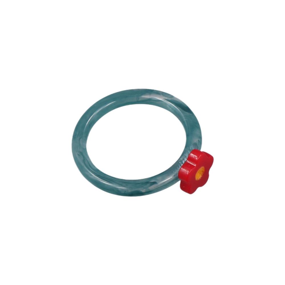 Cute Transparent Girls Korean Women Finger Rings Fashion Jewelry Acrylic Rings Resin