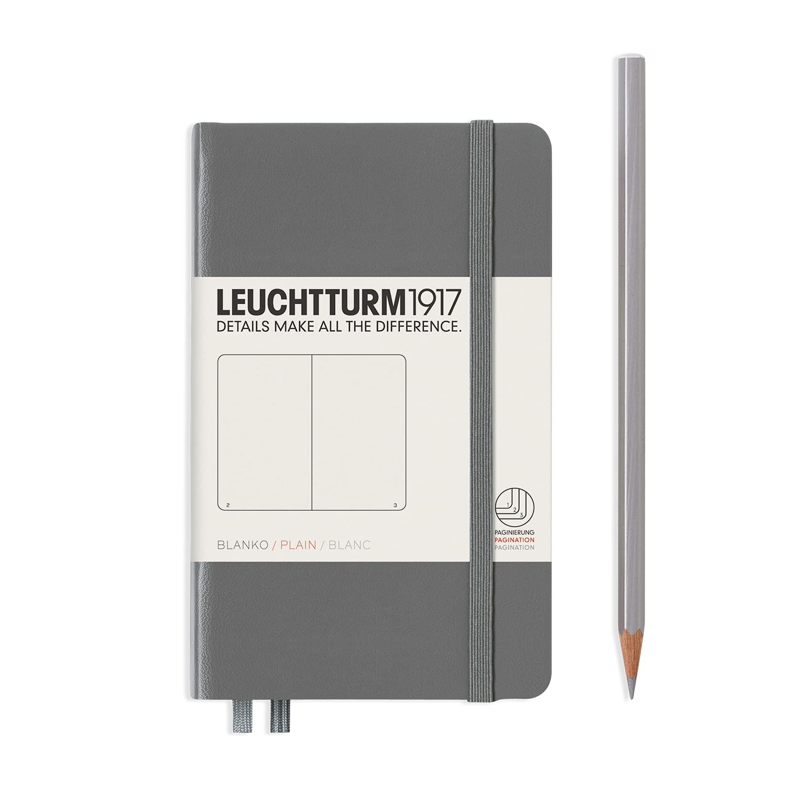 

Leuchtturm Notebook A6 Plain Anthracite 344779